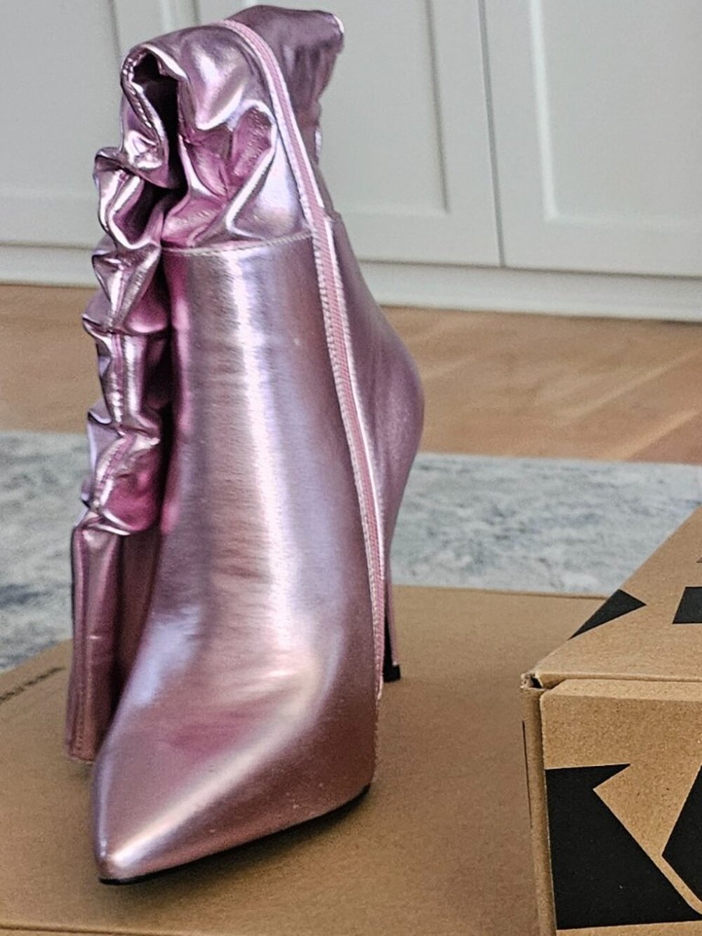Brand New In Box Rag & Co. "Bombshell" Metallic Pink Boots - other colors availa